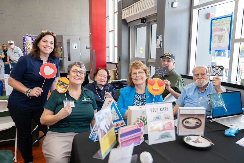 seniors posing for a photo