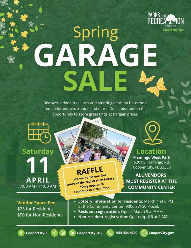 Women shopping at a garage sale with items located underneath a tent