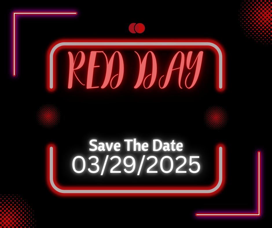 Red Day - Save the Date for March 29, 2025