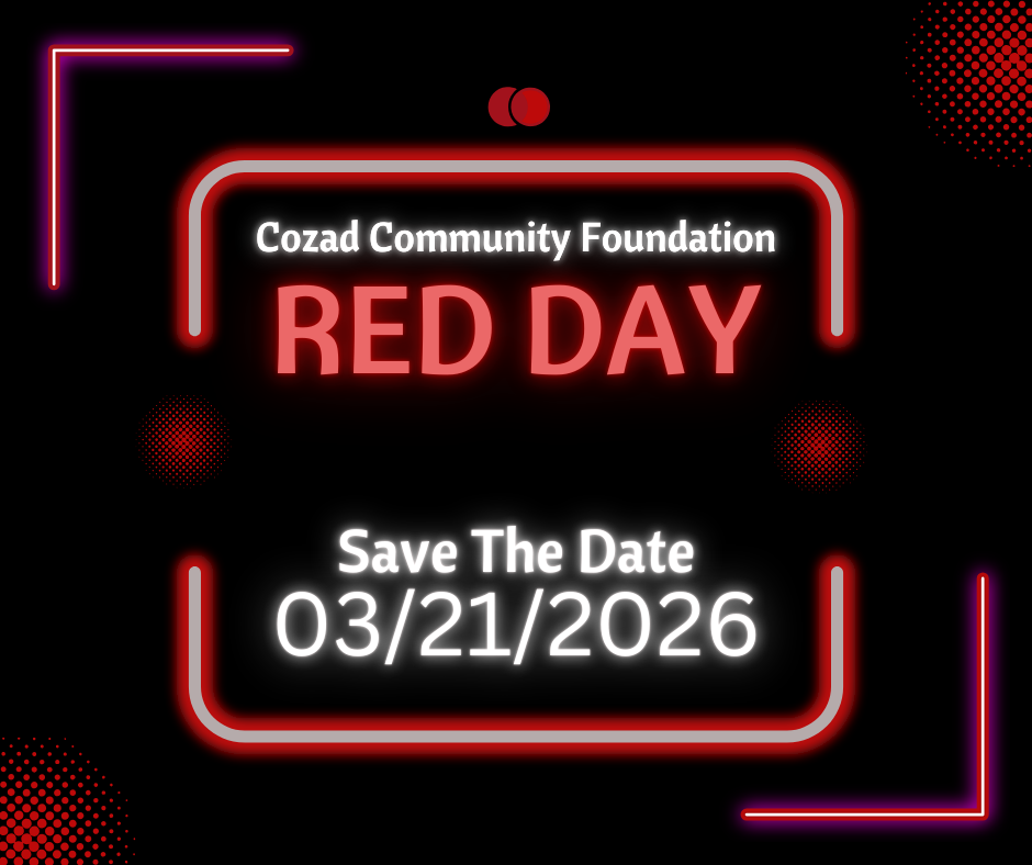 Red Day save the date for 3/21/2026
