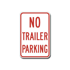 No trailer or camper parking on street October 1 - March 31