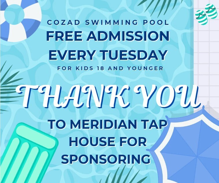 pool free tuesdays