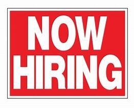 Now Hiring sign