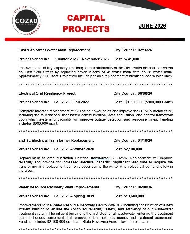 capital projects