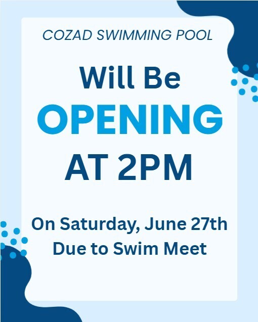 pool opening at 2