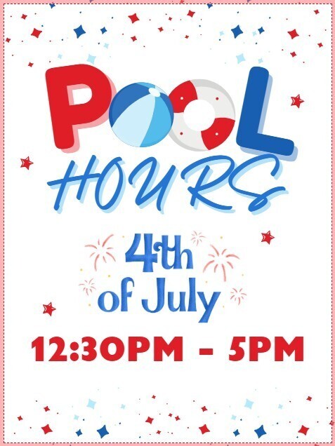 POOL OPEN 12:30-5