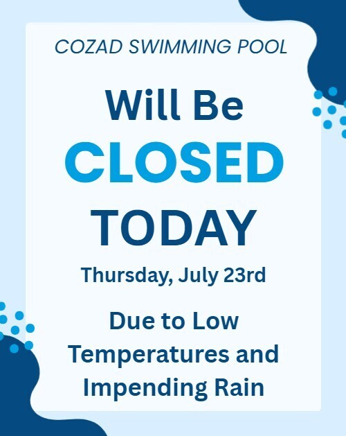 pool closed 7-23