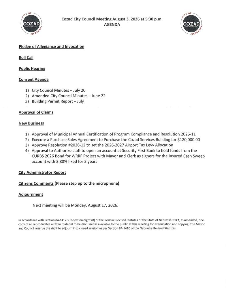 Council Packet 8-3-26