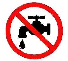 no water north of 8th street