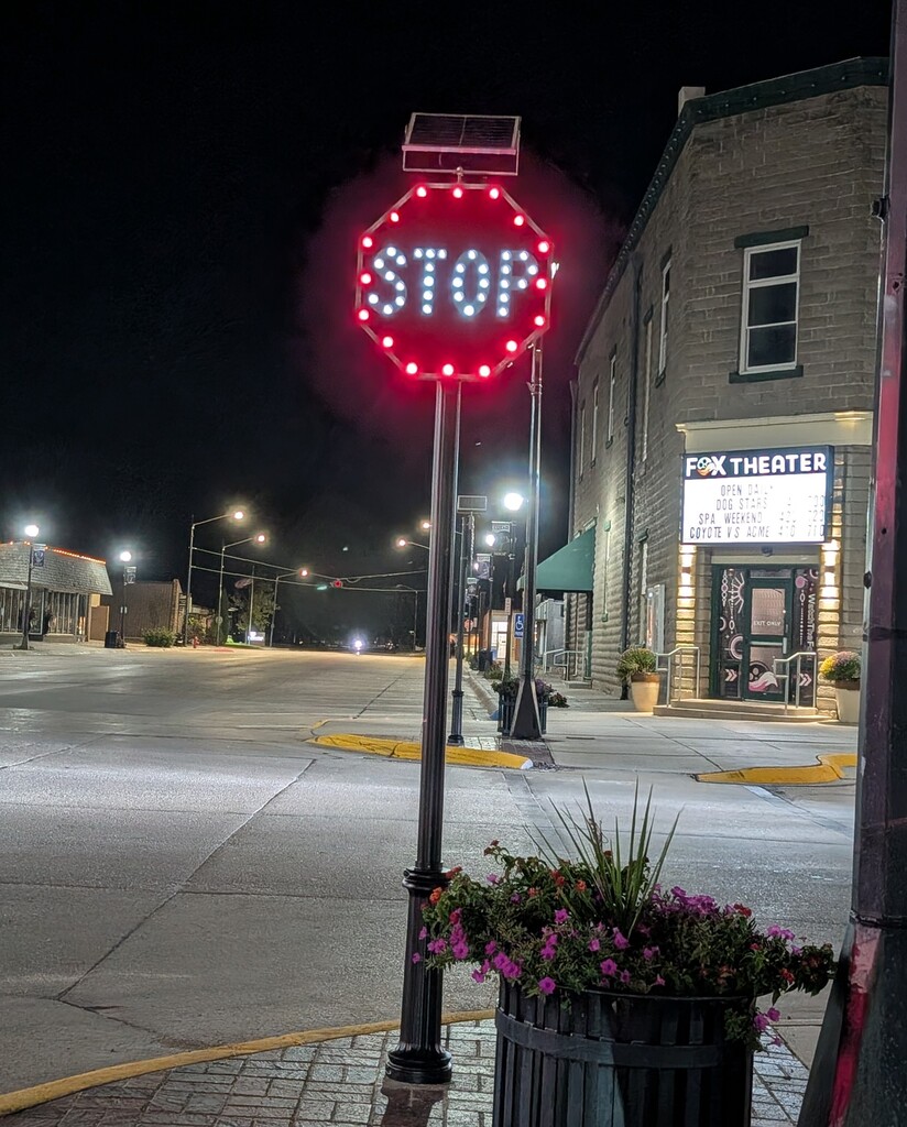 New LED Stop SIgn