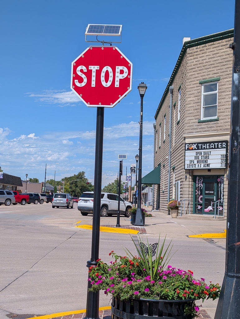 New LED Stop Sign
