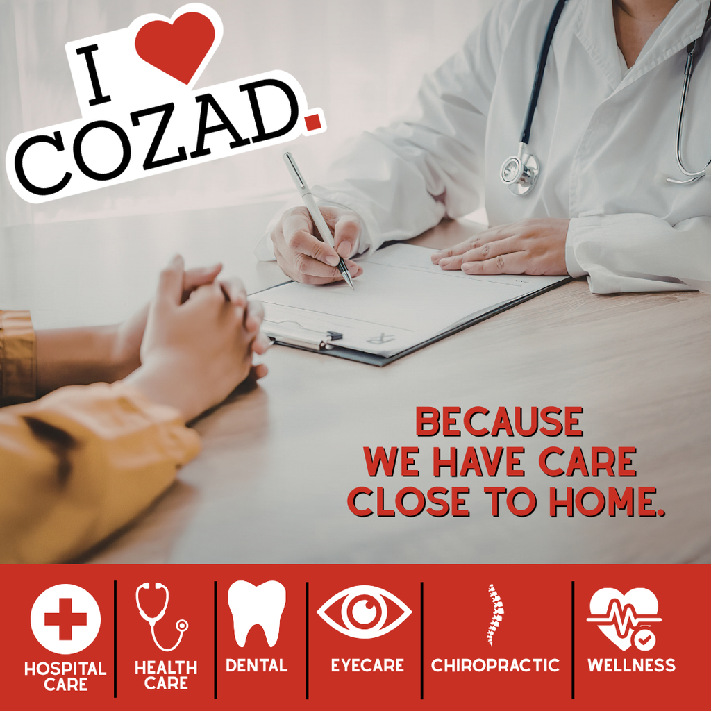 I love Cozad. Because we have care close to home. 