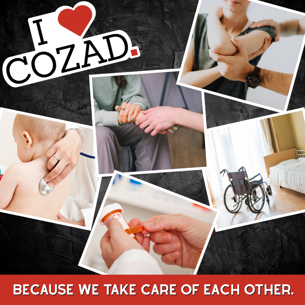 I Love Cozad. Because we take care of each other. 