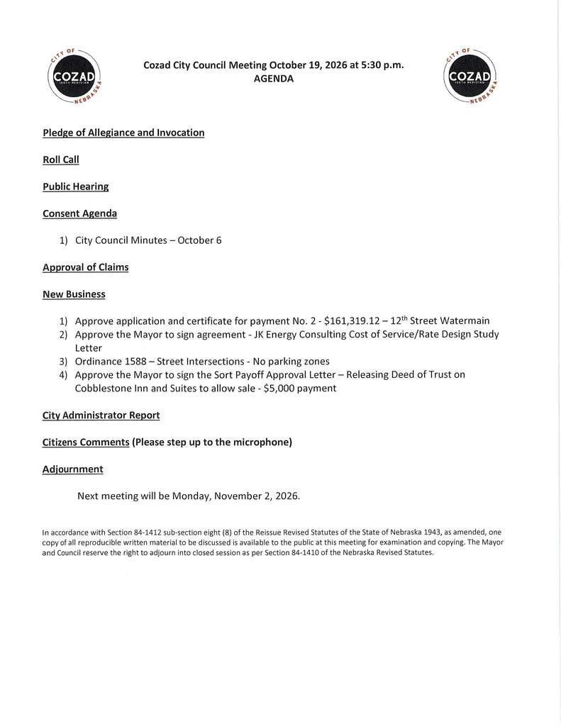 council agenda 10-19-26