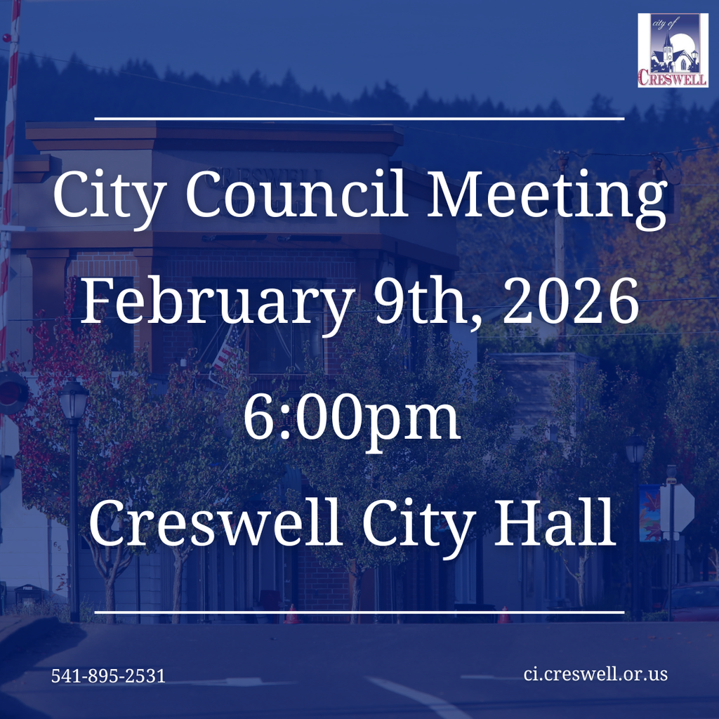 The Creswell City Council will be holding their monthly meeting tonight at 6pm in the McCluskey Chamber in Creswell City Hall. Members of the public are welcome to attend, and the meeting will be live streamed on the official City of Creswell Facebook page and YouTube Channel.