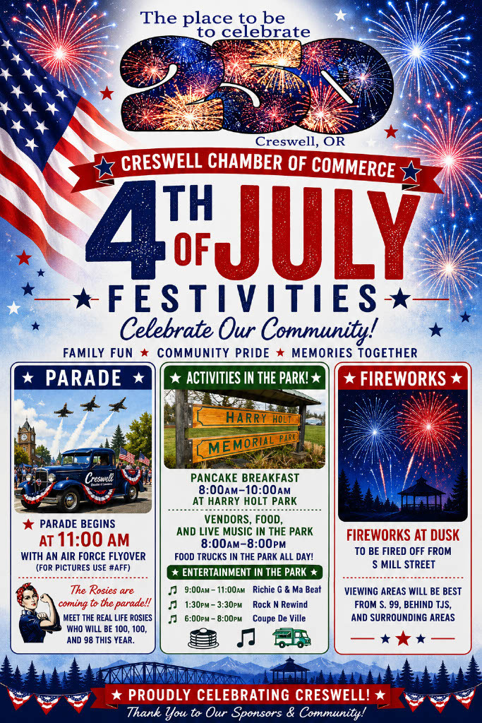 Creswell 4th of July Flyer