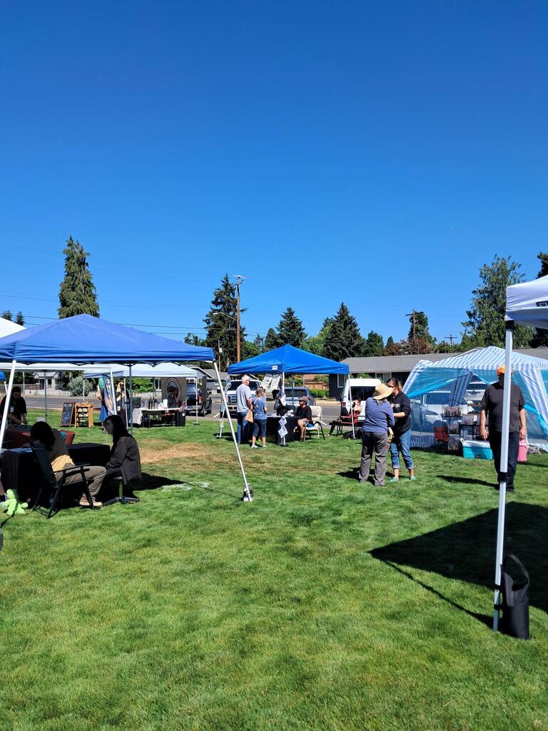 Image of people at the July 18th, 2026, Creswell Farm to Table Event