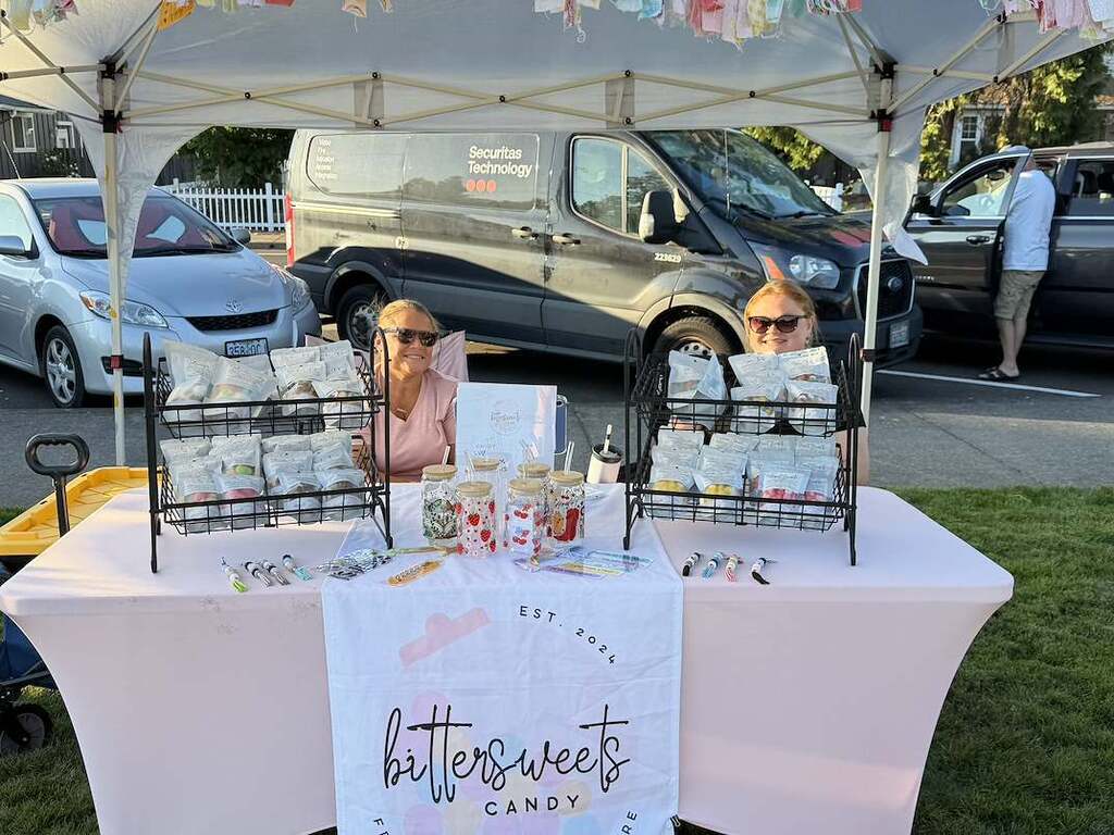 Image of the Bittersweets Candy booth