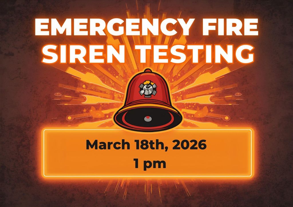 Fire Siren Testing Notice