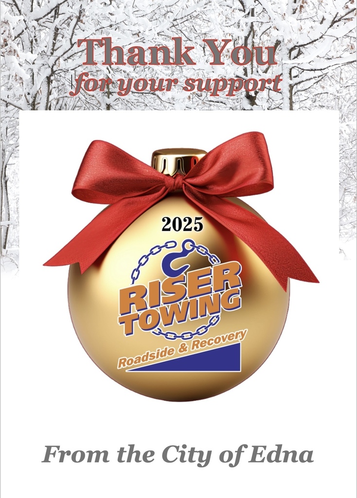 Riser Towing ornament thank you