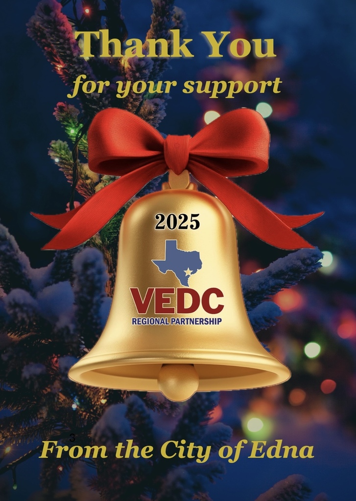 VEDC ornament thank you