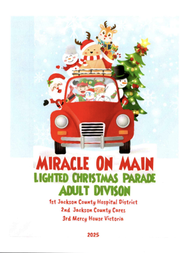 2025 Christmas Parade Adult Winners