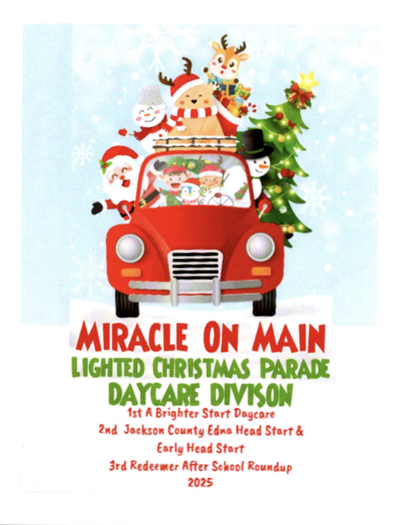 2025 Christmas Parade Daycare Winners