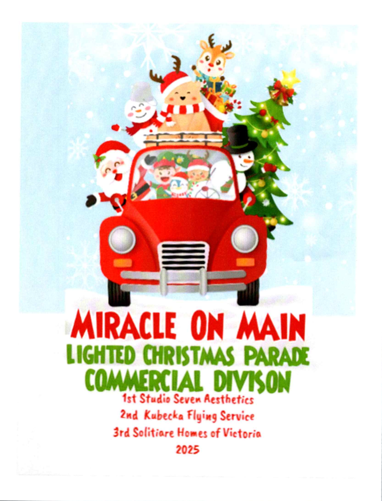 2025 Christmas Parade Commercial Winners