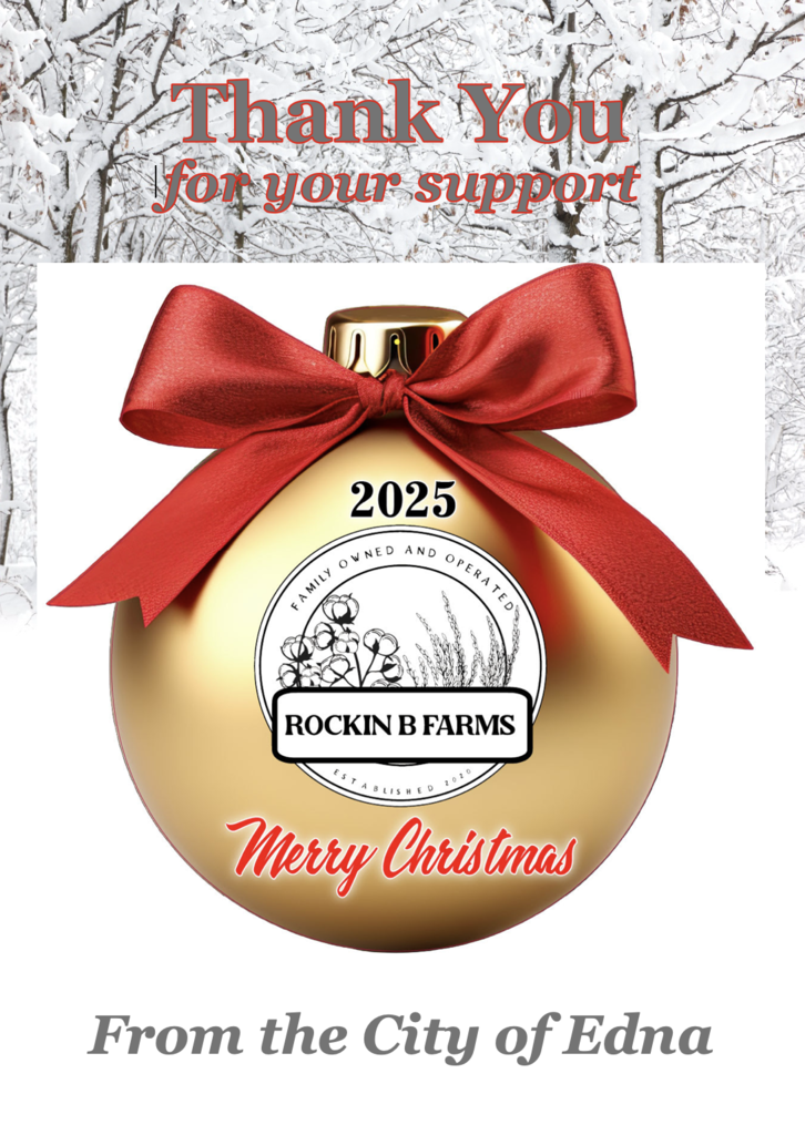 Rockin B Farms Ornament Thank You