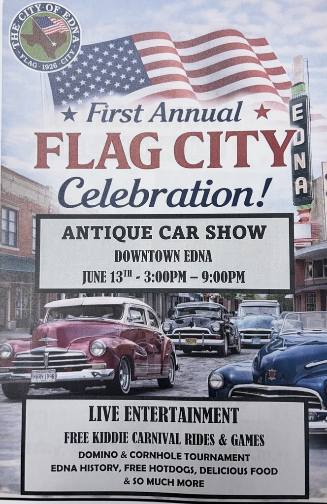 Mark your calendars and start your engines! The First Annual Flag City Celebration includes an Antique Car Show starting at 3 p.m. on Main Street by the Jackson County Courthouse Square.