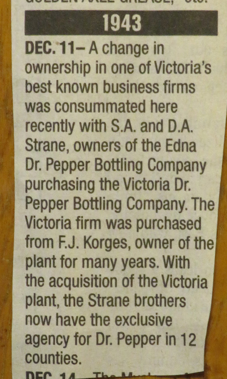 Newspaper "This Date in History" clipping