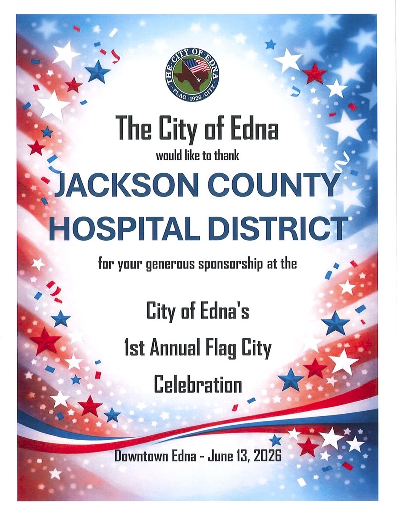 Jackson County Hospital District Sponsor Thank You