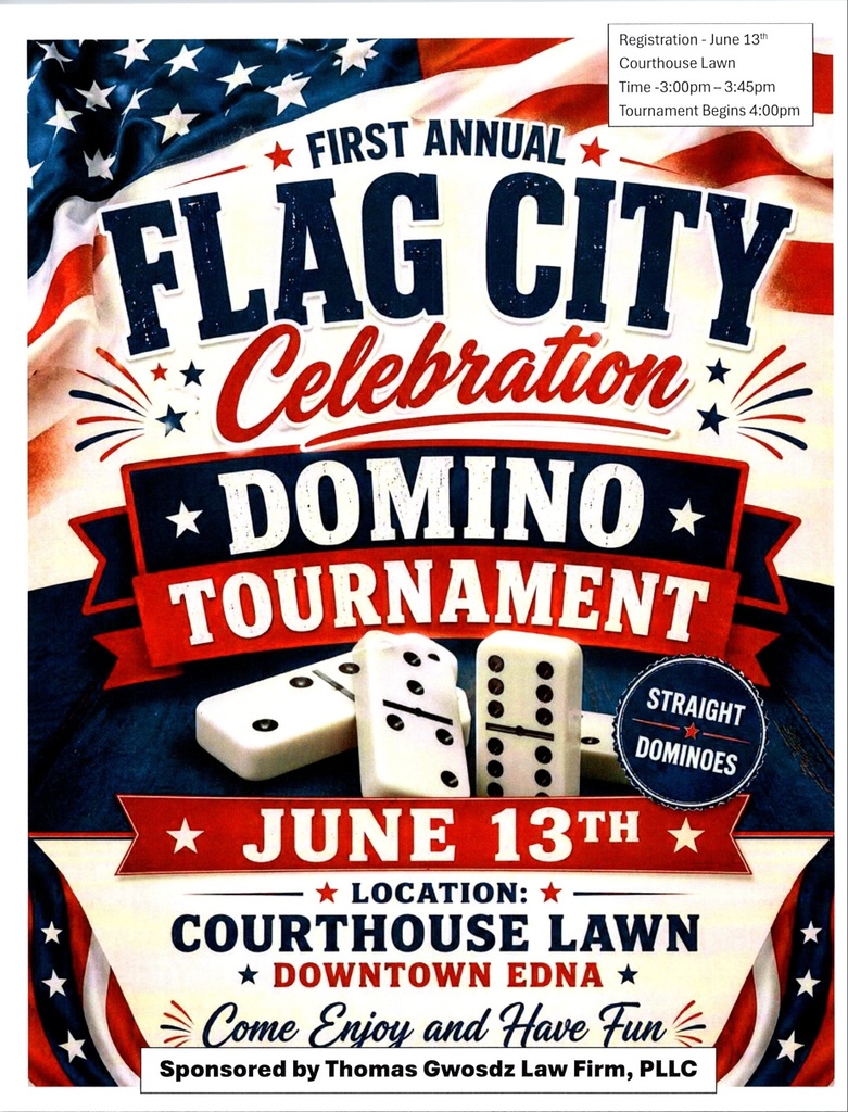 Flag City Celebration Domino Tournament and sponsor thank you