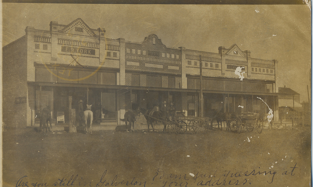 Downtown Edna circa 1907-1910