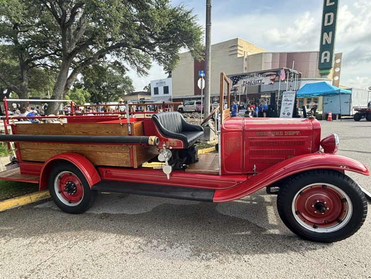 the 1929 fire truck 