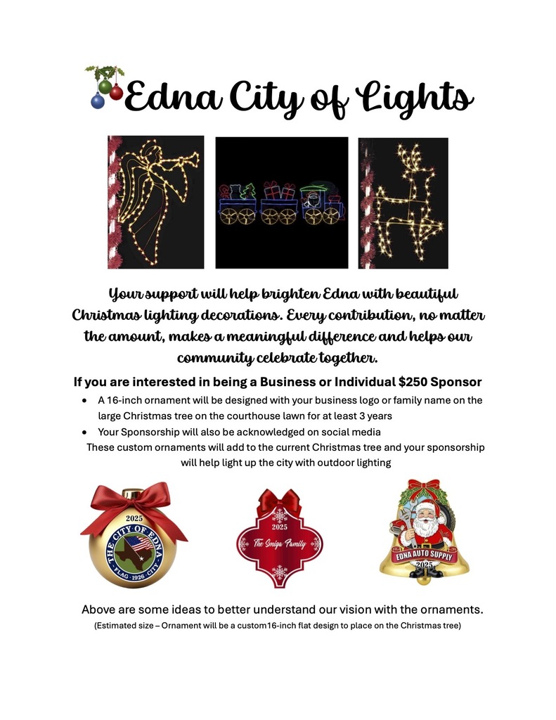 Ornament sponsorship form page 1