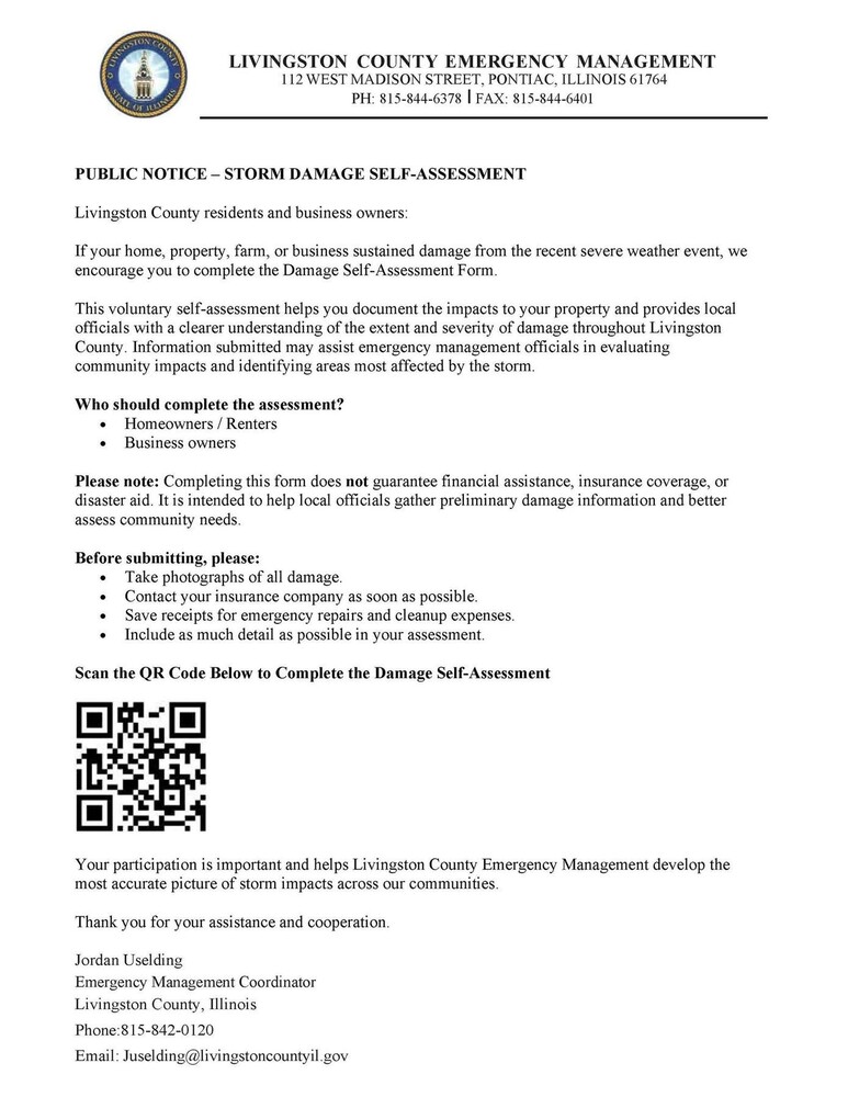 livingston county emergency management