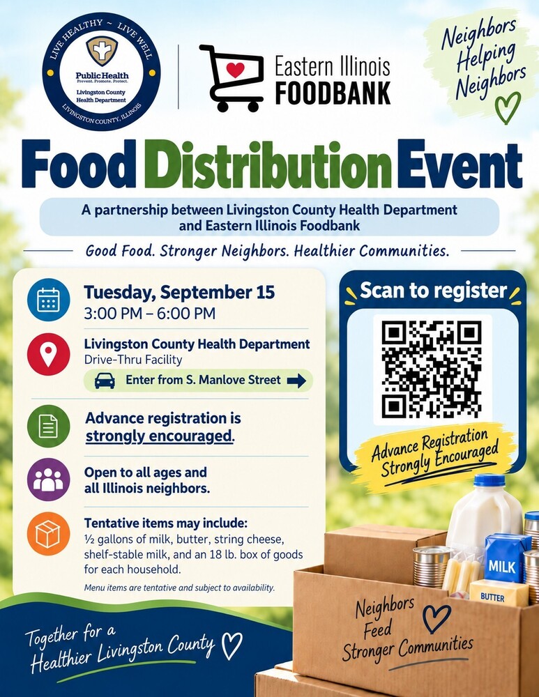 LCHD & Eastern Illinois Food Bank Event