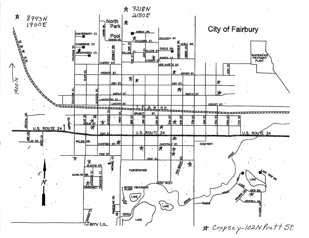 2025 Fall Garage Sale Map