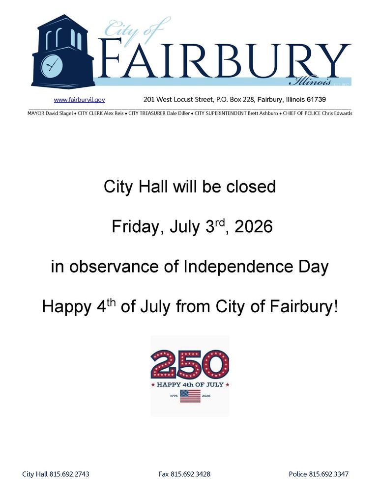4th of July Closed Post