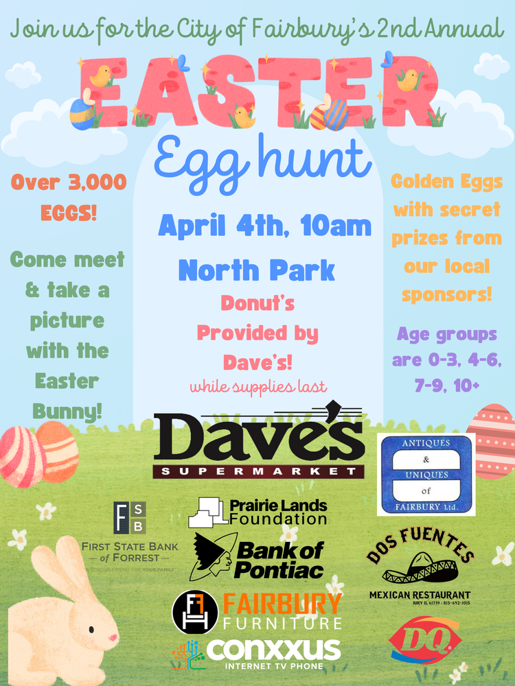 egg hunt flyer