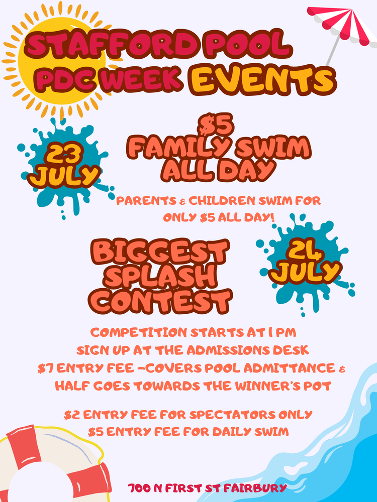 PDC Week Stafford Pool Events
