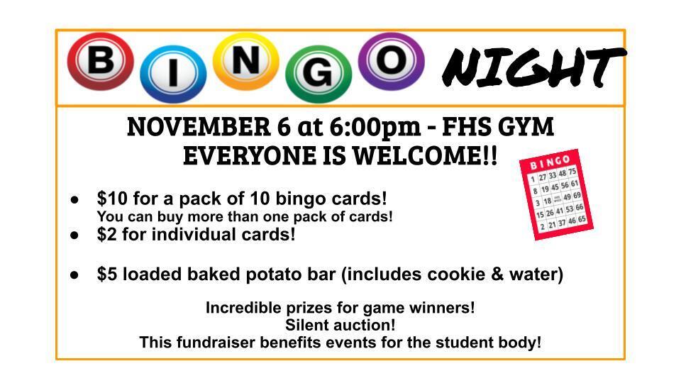 Bingo Night - Filer High School