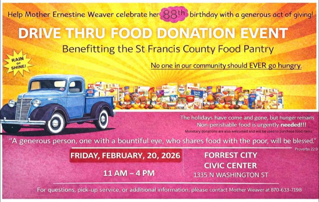Drive Thru Food Donation Event 