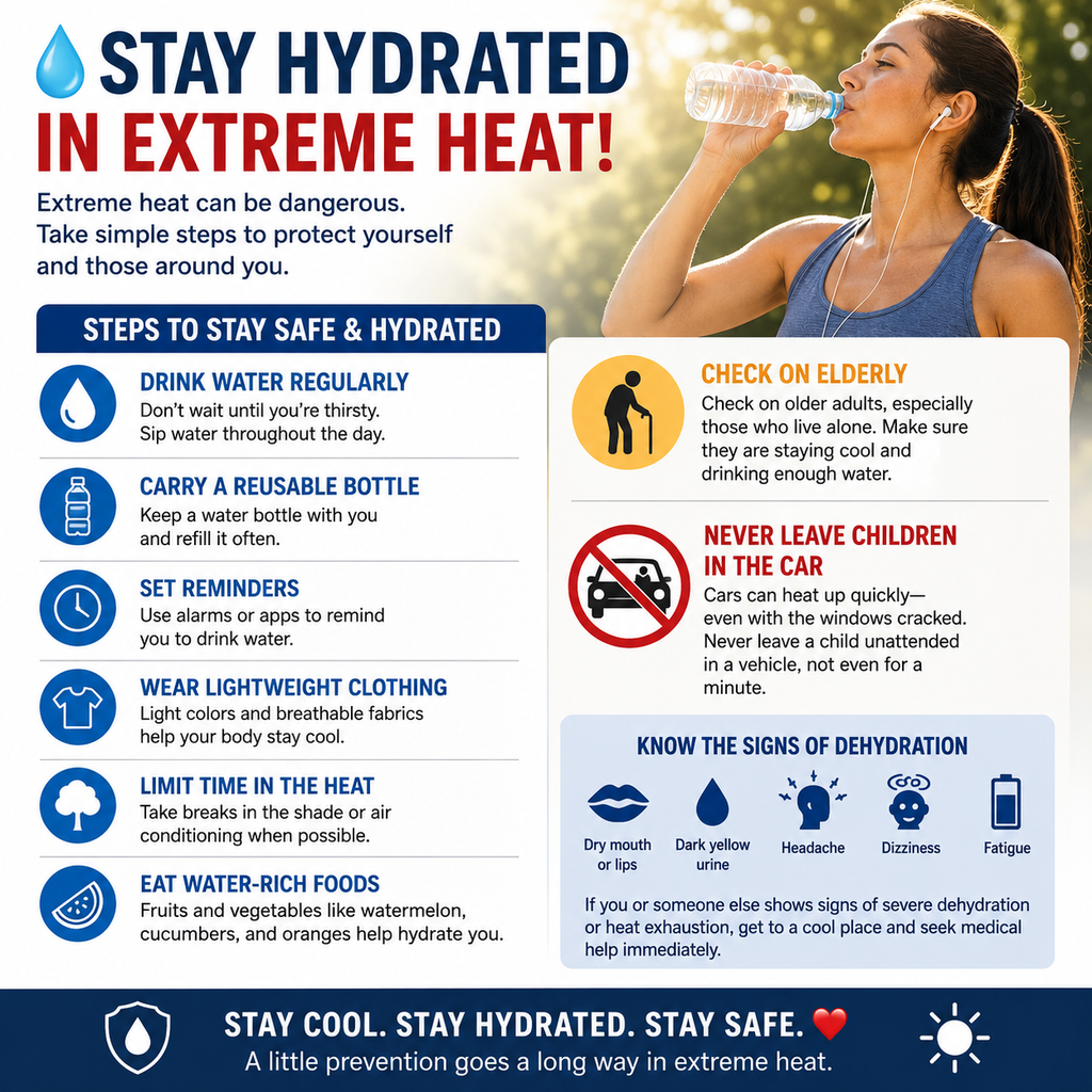 Stay hydrated