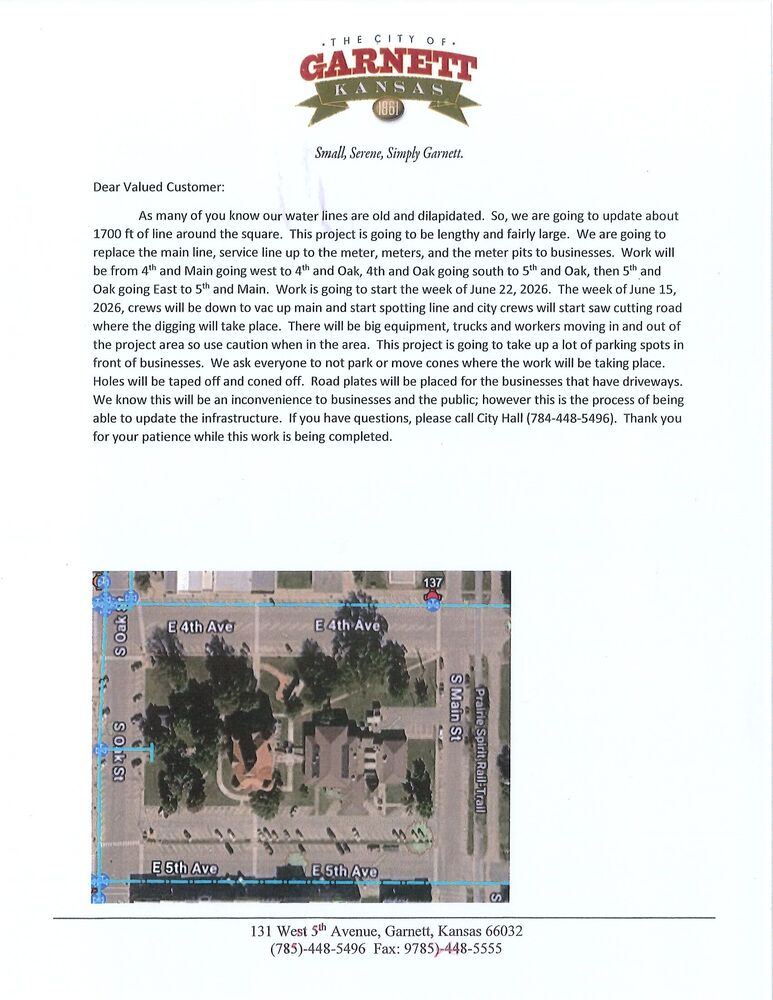 Water Line Project