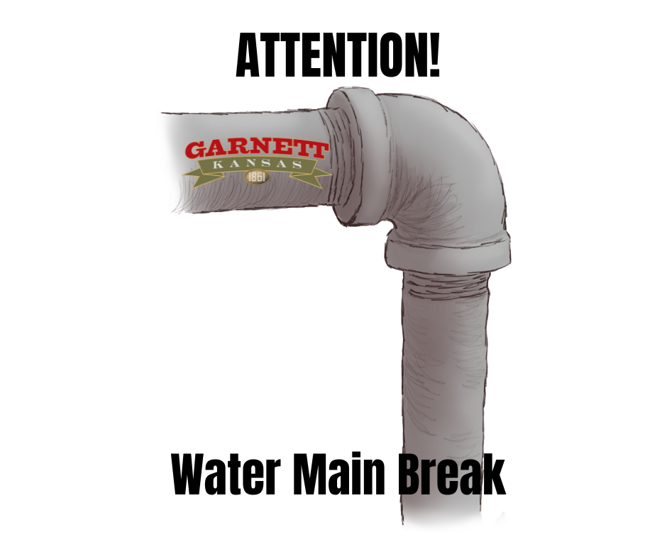 Picture of water line break