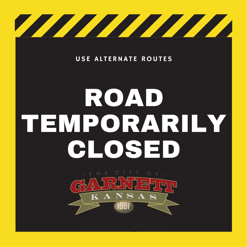 use alternate routes road temporarily closed
