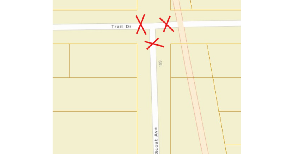Trail Dr and Scout Ave