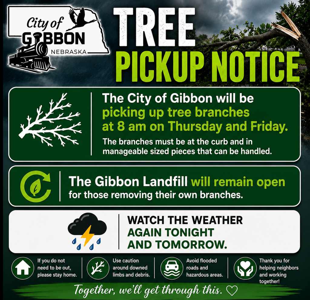 Tree Pickup Notice